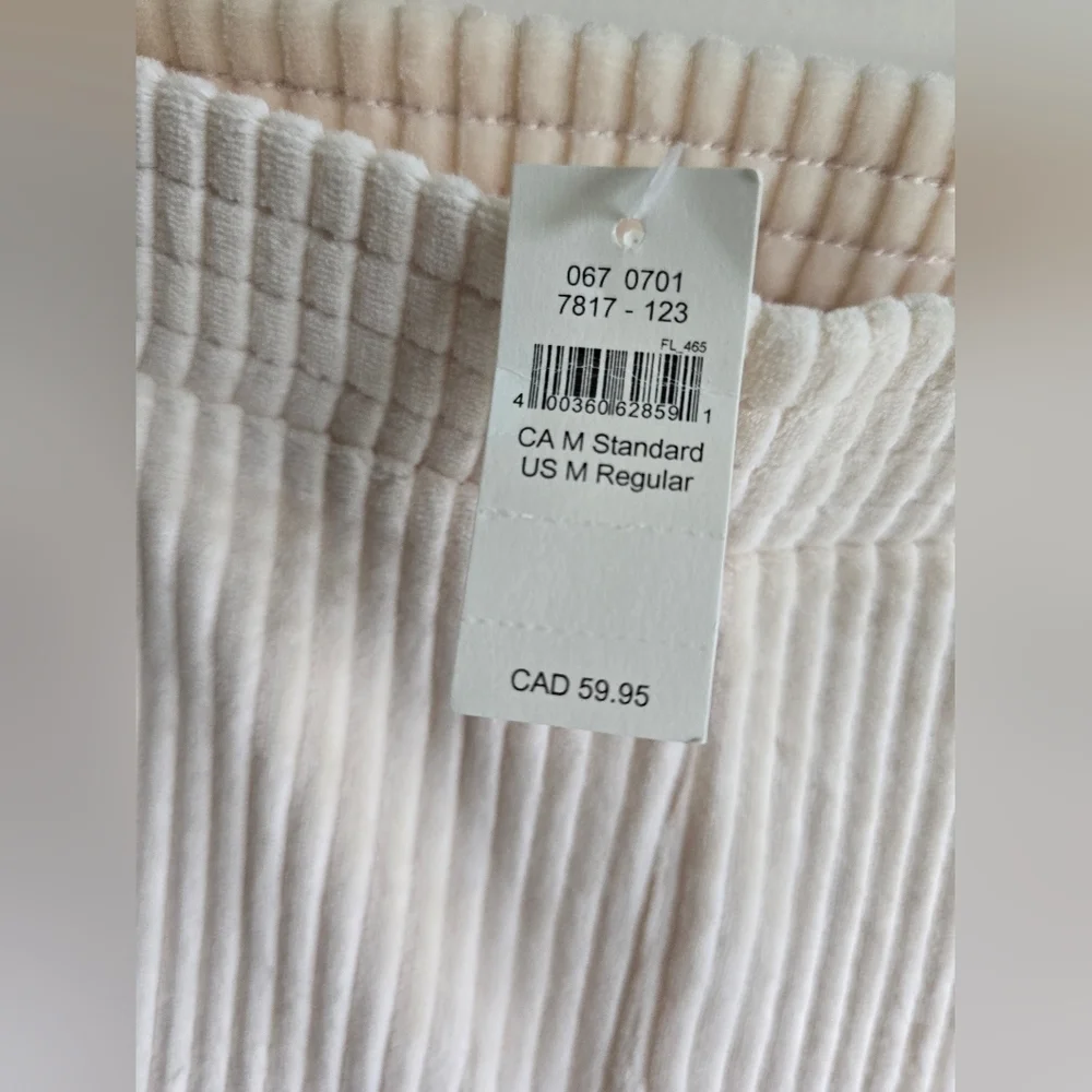 NWT! Aerie, Groove-On Velour High Waisted Flare Pants, Cream, Size Medium
